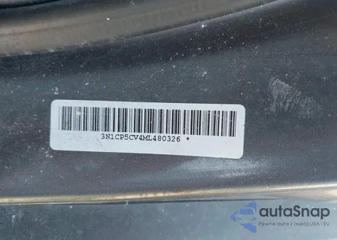 2021 Nissan Kicks Sv Xtronic Cvt from USA, damaged, VIN 3N1CP5CV4ML480326